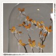 GLOBE OVALE SALIX - PAPILLONS ORANGE