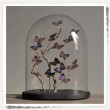 GLOBE OVALE SALIX - PAPILLONS BLEUS