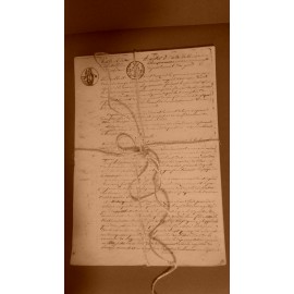Liasse de papier notaire