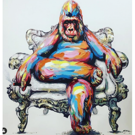 Peinture "Gorilla" 100x100