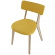 Chaise repas Alison jaune