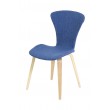 Chaise Manie bleu