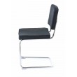 Chaise tissu noire gamme Brink