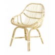 Fauteuil rotin naturel Tara