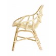 Fauteuil rotin naturel Tara