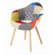 Fauteuil multicolore Patchwork