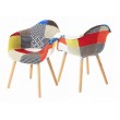 Fauteuil multicolore Patchwork