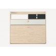 SECRETAIRE MURAL GASTON CHENE 80 CM