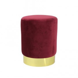 Pouf bordeaux