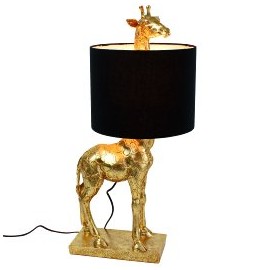 Lampe girafe gold