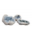 bloc de cristaux de celestine bleue ou pierre des Anges