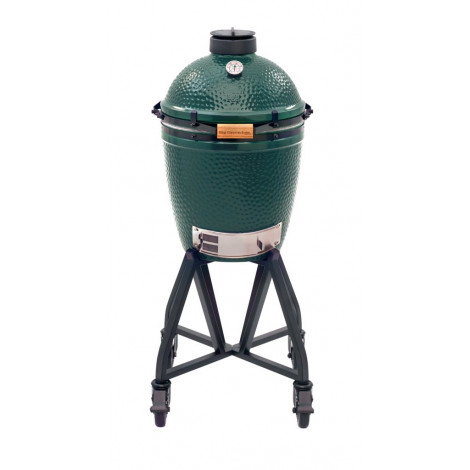 PACK BIG GREEN EGG START MEDIUM SUR CHARIOT ROULETTES