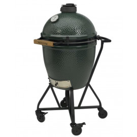 PACK BIG GREEN EGG START LARGE SUR CHARIOT ROULETTES