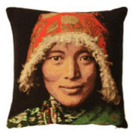 Coussin Tibetan Woman FS HOME