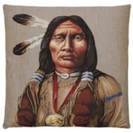 Coussin Indian Classics Two Feathers FS HOME