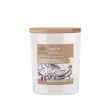 Bougie parfumée cire végétale et couvercle bois 50h vanille ylang -  Bougie la française