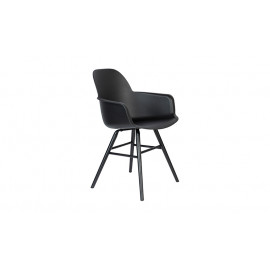 Fauteuil Albert Kuip tout noir - Zuiver