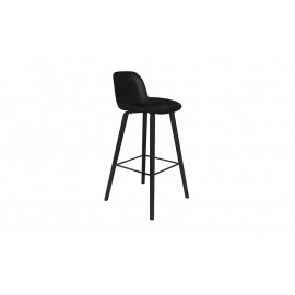 Tabouret de bar Albert Kuip tout noir - Zuiver