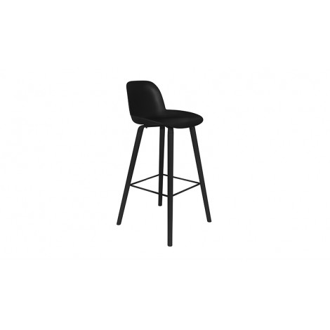 Tabouret de bar Albert Kuip tout noir - Zuiver