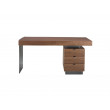 Bureau en bois de noyer et acier poli modèle 3237 Angel Cerdá S.L.