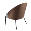 Fauteuil en tissu gris et noyer modèle 5184 Angel Cerdá S.L.