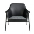 Fauteuil tapissé en tissu et cuir écologique modèle 5080 Angel Cerdá S.L.