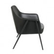 Fauteuil tapissé en tissu et cuir écologique modèle 5080 Angel Cerdá S.L.