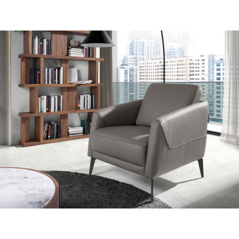Fauteuil tapissé en cuir modèle 5094 Angel Cerdà, S.L