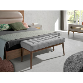 Tabouret en tissu gris foncé modèle 5107