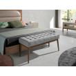 Tabouret en tissu gris foncé modèle 5107
