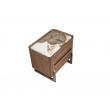 TABLE DE CHEVET NOYER ACIER TOP EN CERAMIQUE