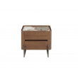 TABLE DE CHEVET NOYER ACIER TOP EN CERAMIQUE
