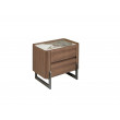 TABLE DE CHEVET NOYER ACIER TOP EN CERAMIQUE